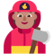 Firefighter- Medium Skin Tone emoji on Microsoft